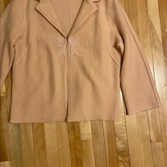 sold💔 light light barbie Pink bow knit jacket Barbie pink style - Picture 2 of 4